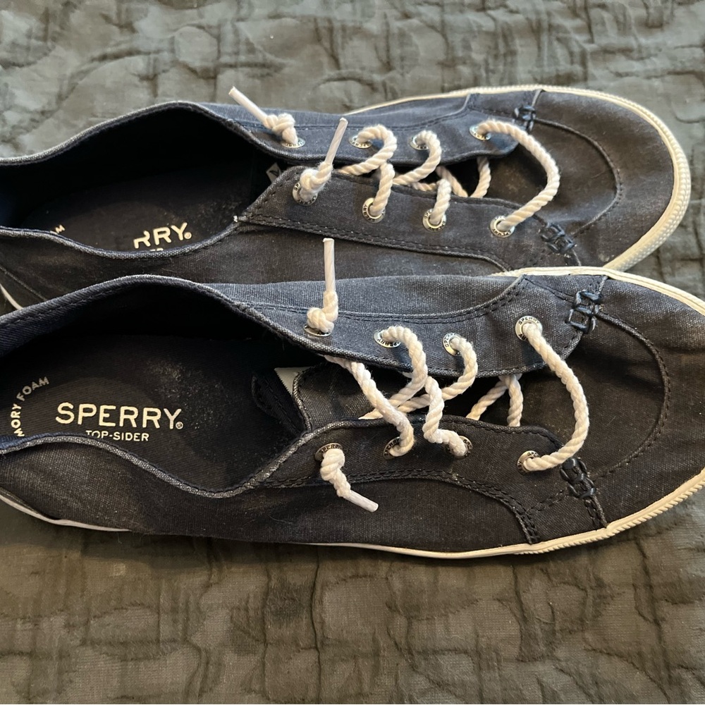 Sperry Dark Blue Canvas Shoes